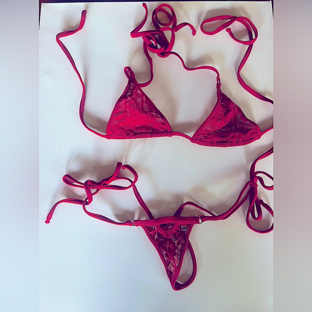 Wicked Weasel DISCONTINUED lace bikini.